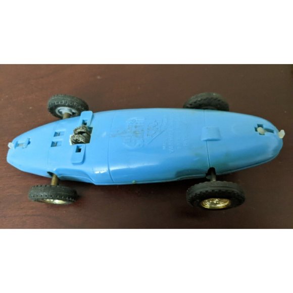 Vintage 1/32 VANWALL MM / C55 SCALEXTRIC Tri-ang SLOT CAR Blue Lotus - Picture 8 of 10